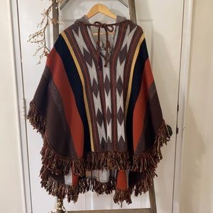 Vintage Cuddle Knit Poncho